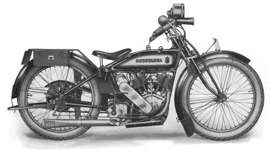 Husqvarna Motorcykel fr�n 1930 talet